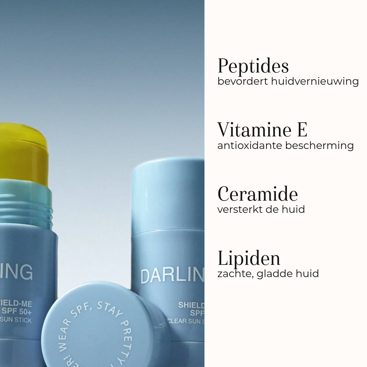 Shield-Me SPF 50 Clear Sun Stick 17gr ingredienti