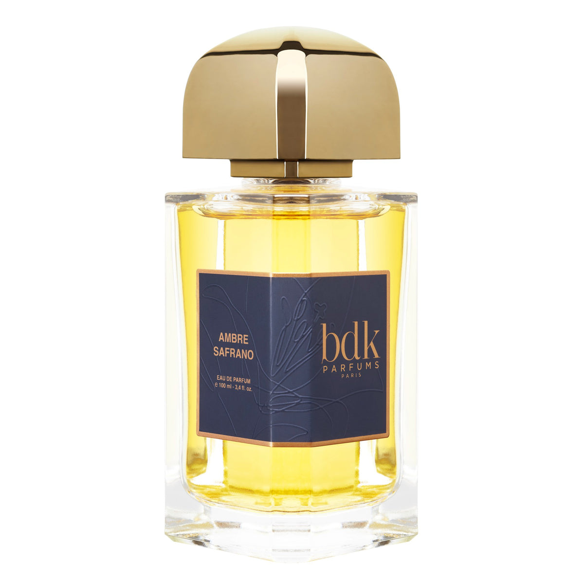 BDK Parfums Ambre Safrano flacone vista frontale obliqua