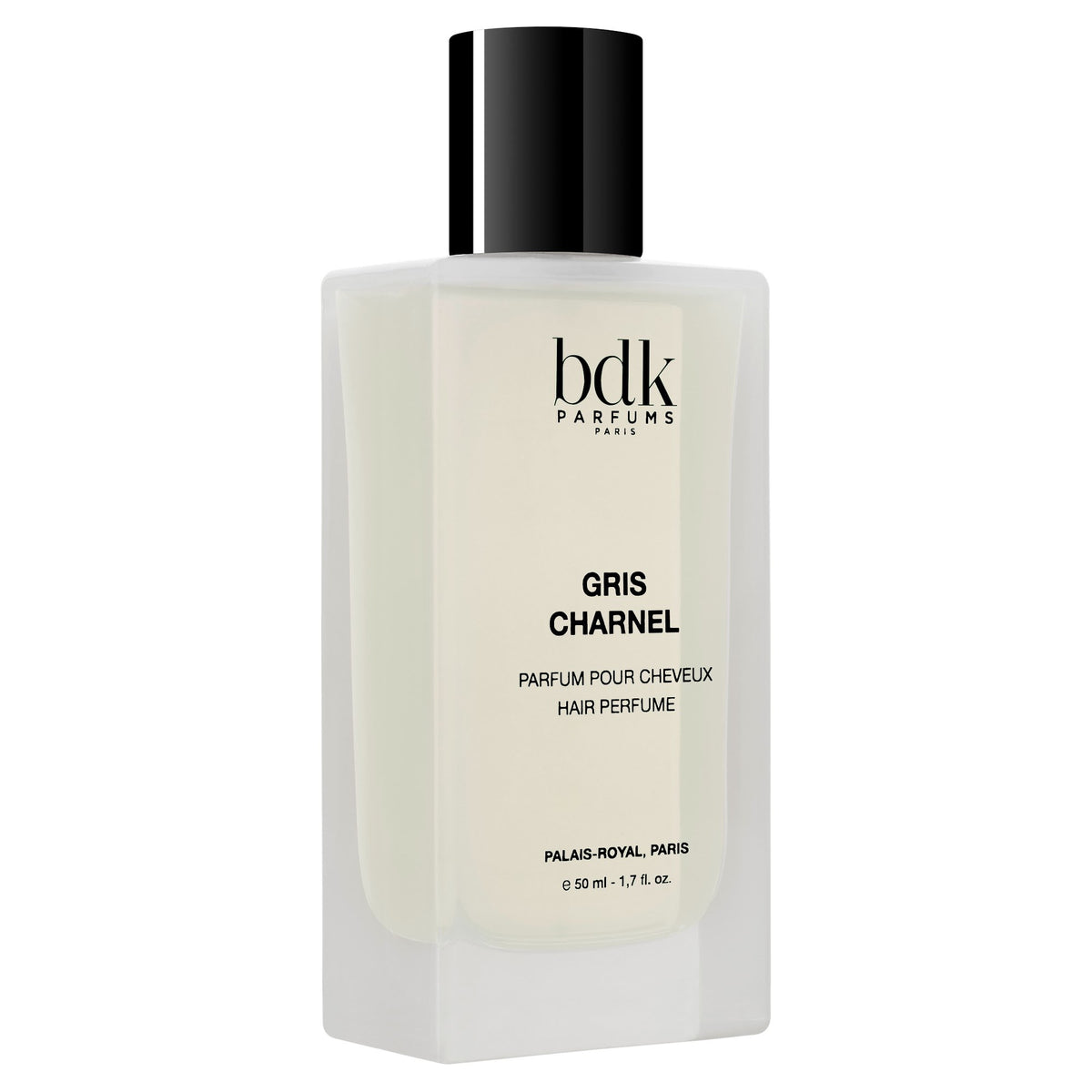 BDK Parfums Hair Perfume Gris Charnel flacone vista frontale obliqua
