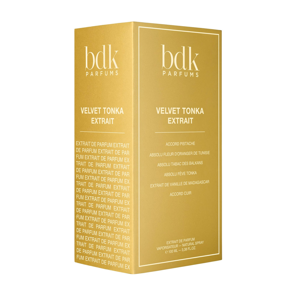 BDK Parfums Velvet Tonka Extrait 100ml scatola dorata