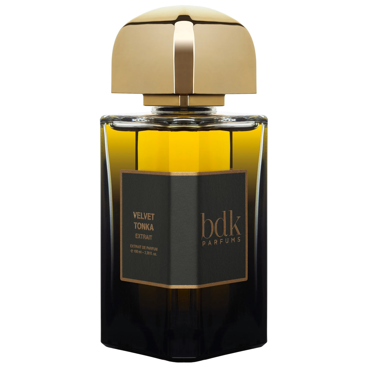 BDK Parfums Velvet Tonka Extrait 100ml flacone di lato con logo bdk
