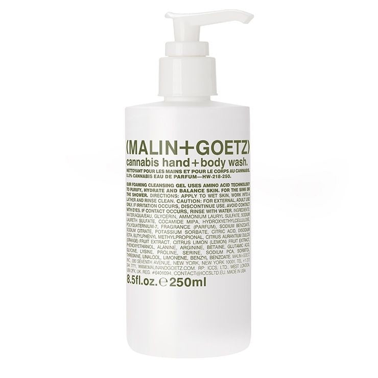 Malin+Goetz Detergente mani e corpo alla cannabis 250ml