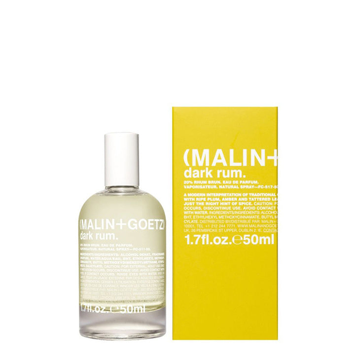 Malin+Goetz Eau de Parfum - Dark Rum con scatola