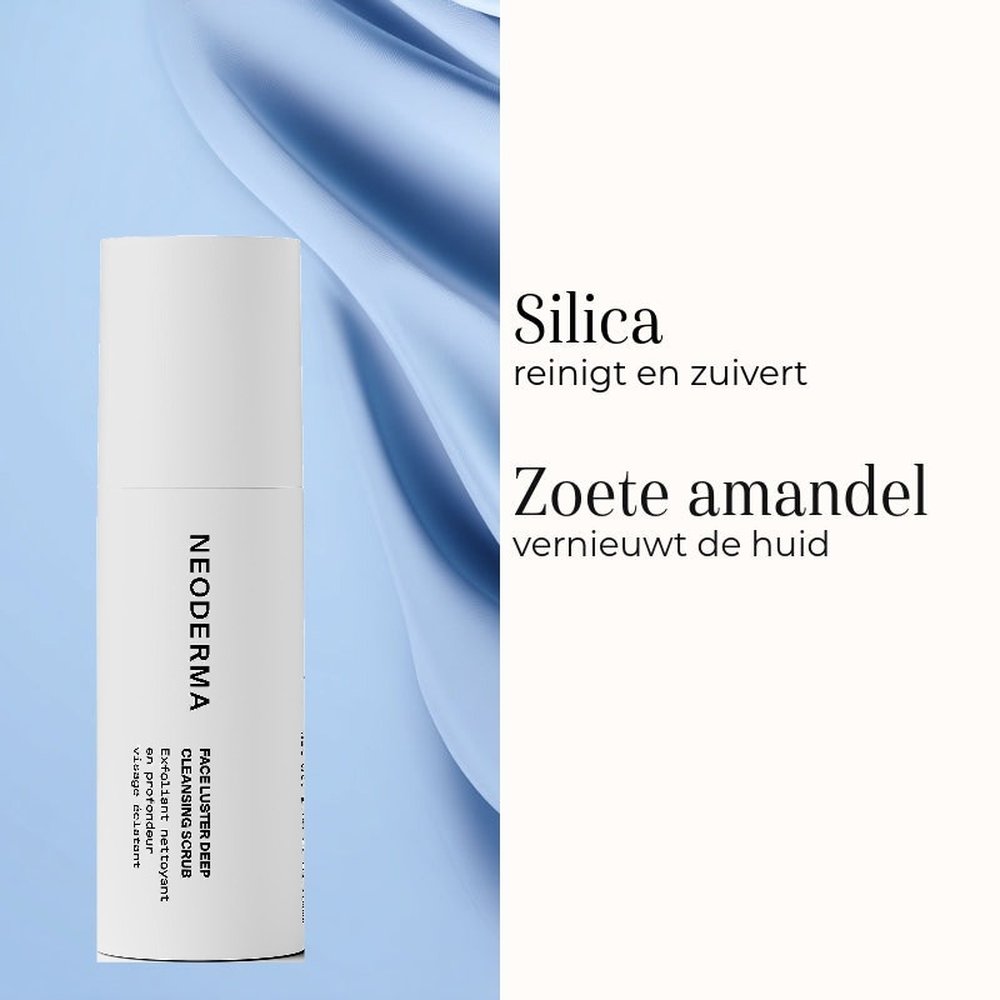 Neoderma Face Luster Deep Cleansing Scrub belangrijkste ingrediënten
