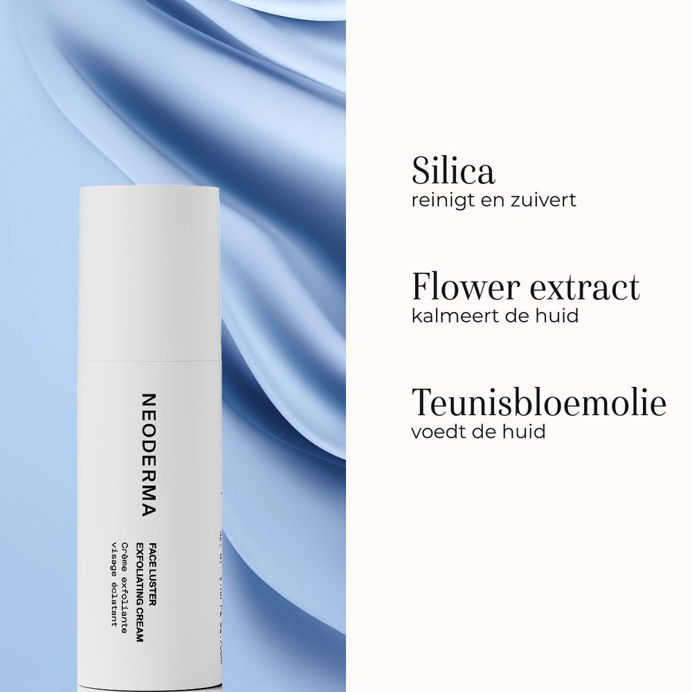 Neoderma Face Luster Exfoliating Cream belangrijkste ingrediënten