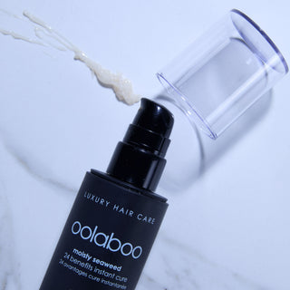 Oolaboo Moisty Seaweed 24 Benefits Instant Cure con uno schizzo di crema