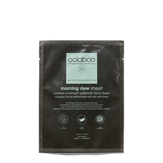 Morning Dew Unstress Overnight Prebiotic Face Sheet 18 ml | Oolaboo