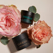 Oolaboo Truffle Indulgence Face Cream accanto a Oil Control Mask con rose