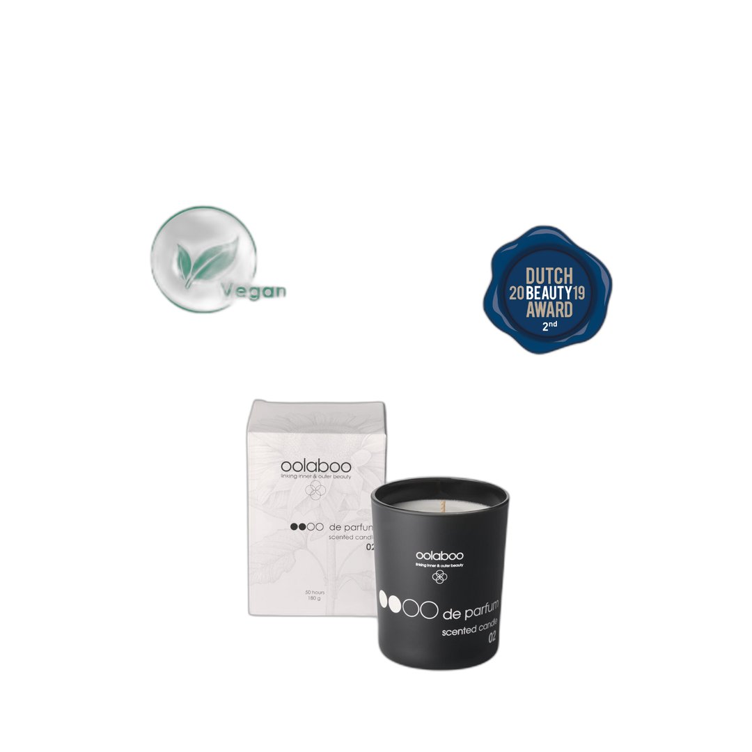 Oolaboo OOOO de Parfum Scented Candle 02 con confezione, vegan e award