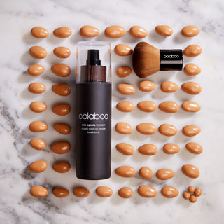 Oolaboo Skin Superb Organic Spray-on Bronzer con pennello e mandorle