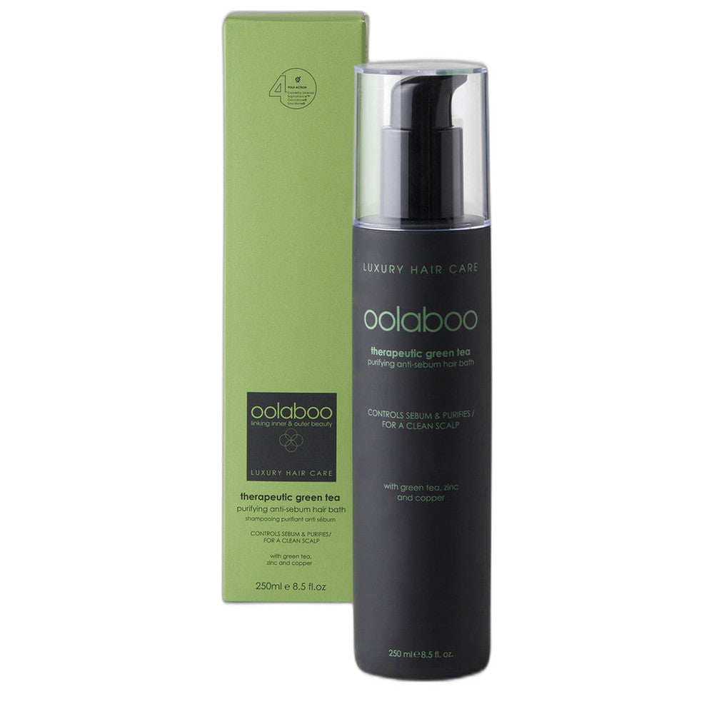 Oolaboo Therapeutic Green Tea - Purifying Anti-Sebum Hair Bath 250 ml