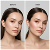 John van G Duo Blush 02 - Glam & Glow prima e dopo