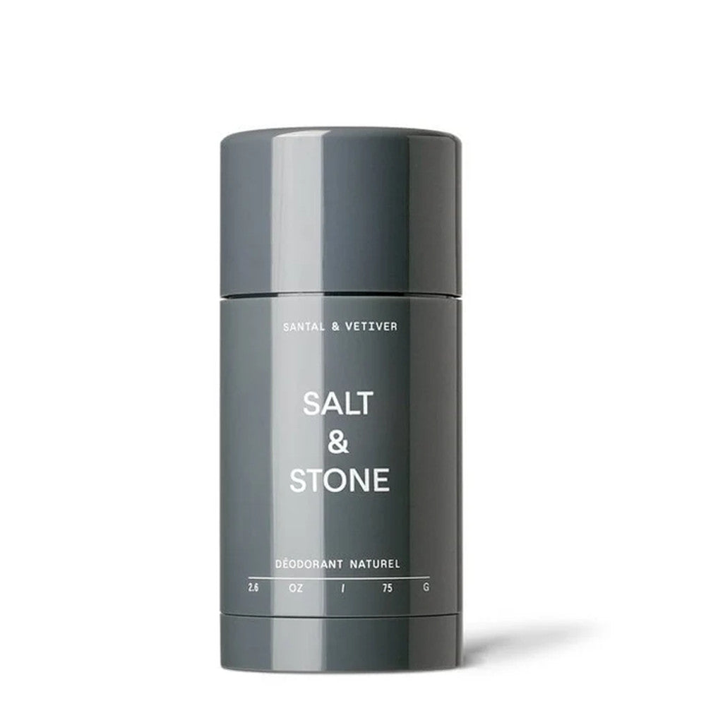 Salt & Stone Gel Deodorante - Sandalo & Vetiver (pelle sensibile) 75g