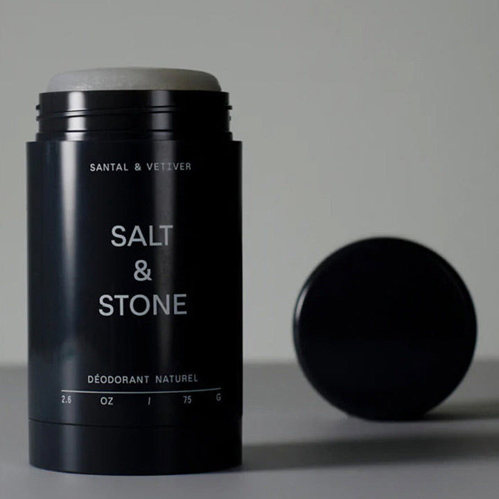 Salt & Stone Natural Deodorant Gel - Santal & Vetiver (Sensitive Skin) ambiente