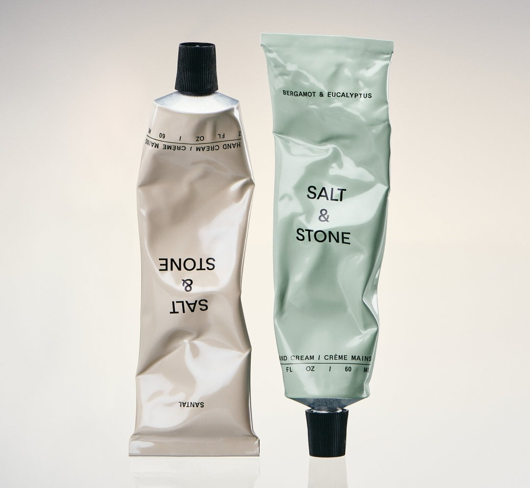 Salt & Stone Handcream - Santal & Vetiver ambiente