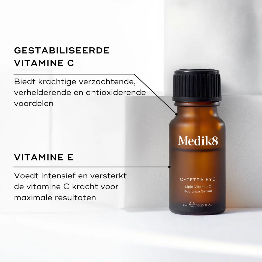 Medik8 C-Tetra Eye 7ml ingredienti vitamina C stabilizzata e vitamina E
